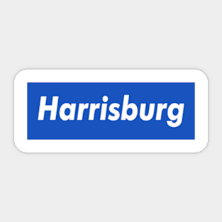 Harrisburg Box Logo Sticker